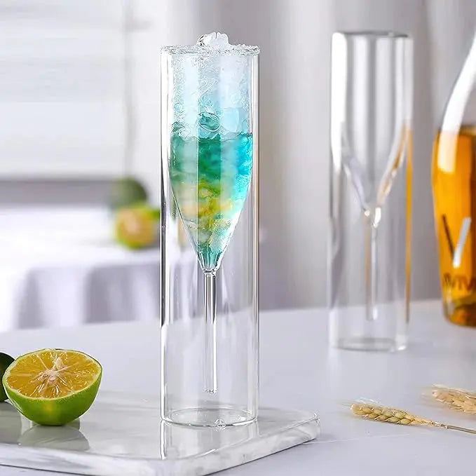 BowLift | Crystal glasses with floating effect for champagne