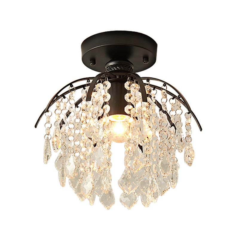 BowLift | LED Crystal Chandelier for Bedroom and Living Room with Adjustable Height – Elegant Design, Soft Light