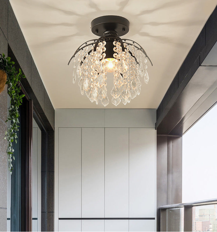 BowLift | LED Crystal Chandelier for Bedroom and Living Room with Adjustable Height – Elegant Design, Soft Light