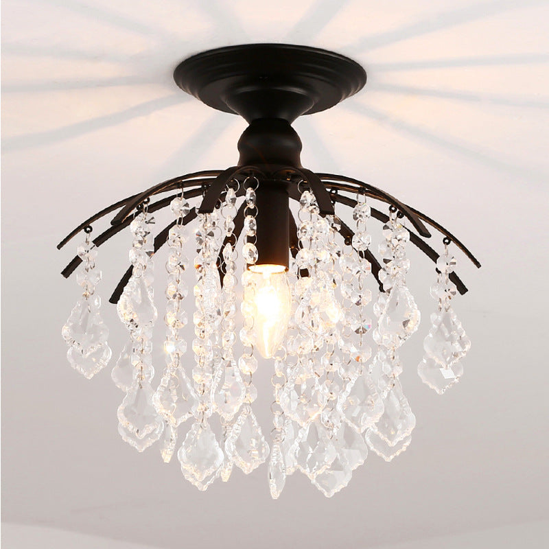 BowLift | Crystal Chandelier for Bedroom with Height Adjustment and LED – Elegant Chandelier for Room, Modern Design