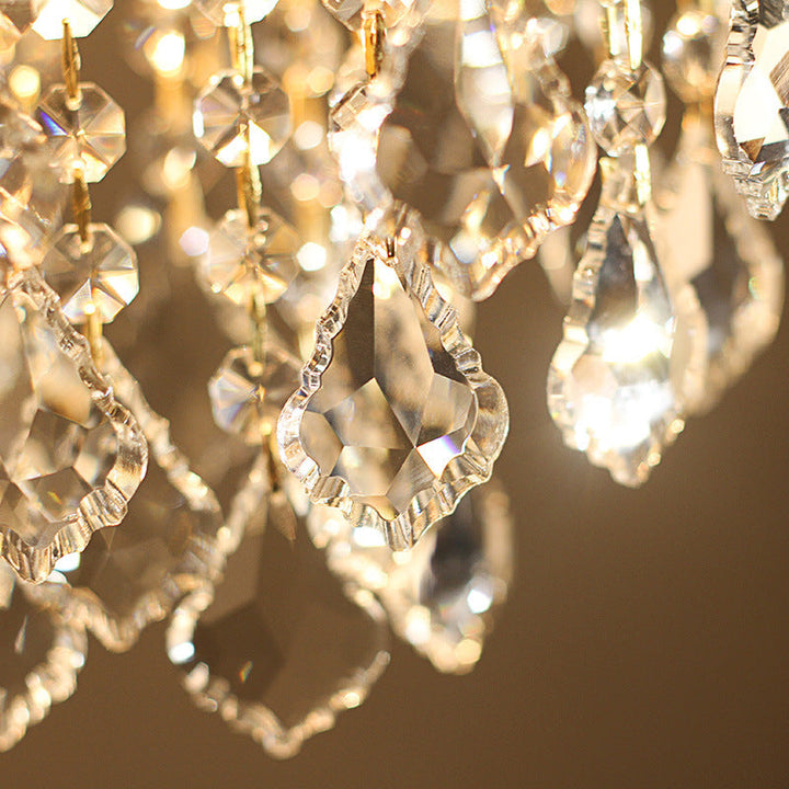 BowLift | Crystal Chandelier for Bedroom with Height Adjustment and LED – Elegant Chandelier for Room, Modern Design