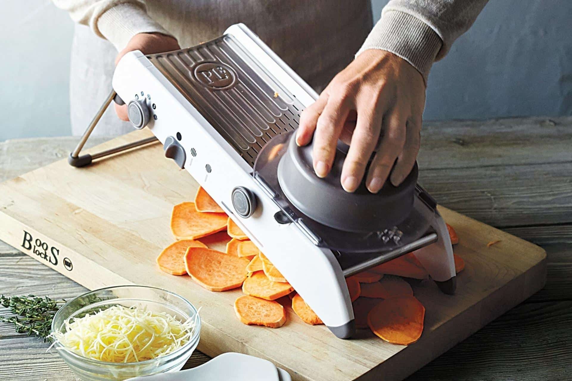 BowLift | ProSlice Mandoline Vegetable Slicer – Adjustable Stainless Steel Blades for Precision Cutting