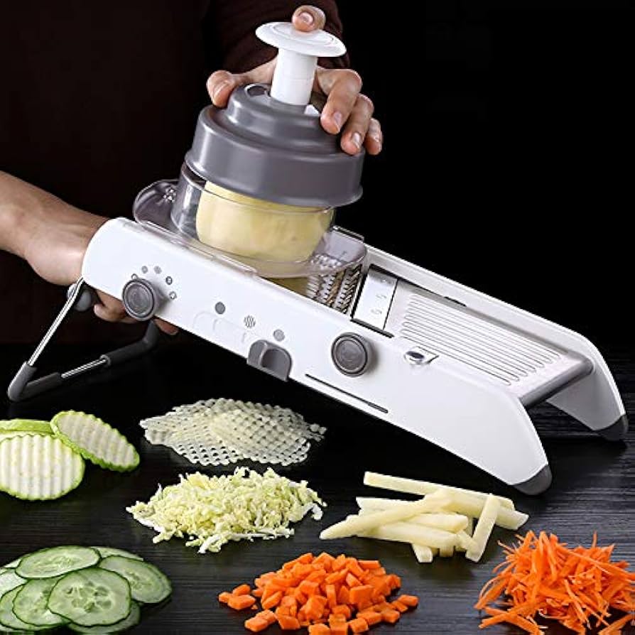 BowLift | ProSlice Mandoline Vegetable Slicer – Adjustable Stainless Steel Blades for Precision Cutting