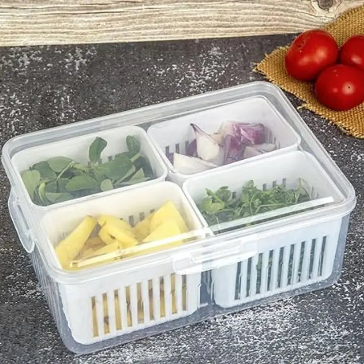 BowLift | Refrigerator Storage Box – 4-in-1 Organizer for Food