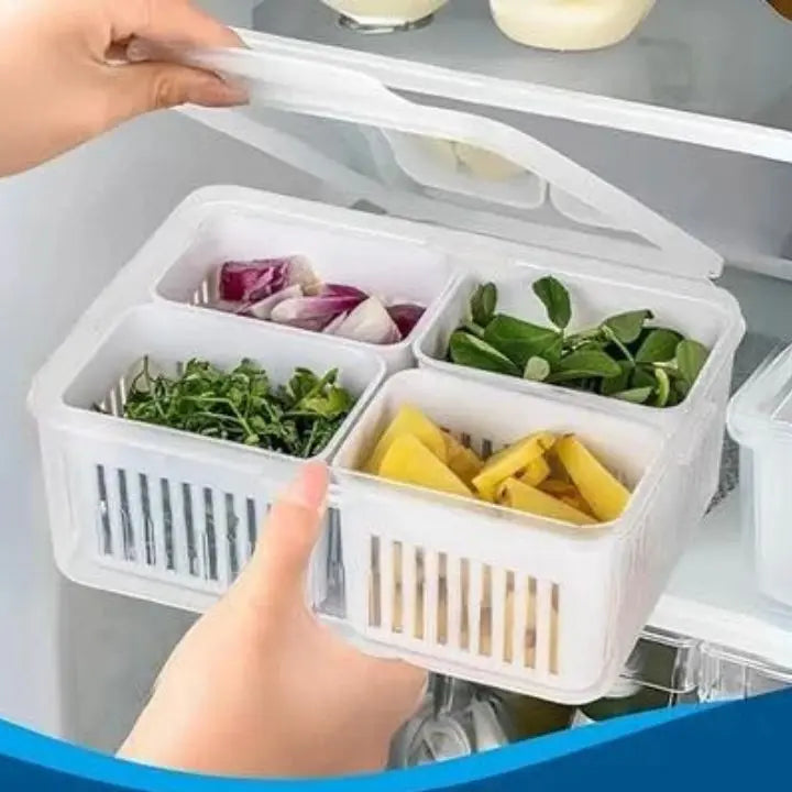 BowLift | Refrigerator Storage Box – 4-in-1 Organizer for Food
