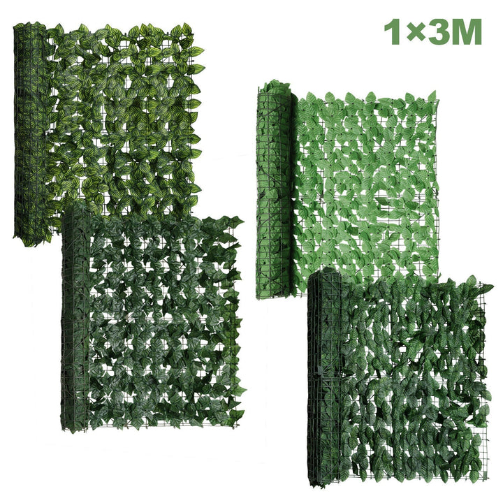 Artificial Ivy Hedge Privacy Screen 1x3m | Bowlift