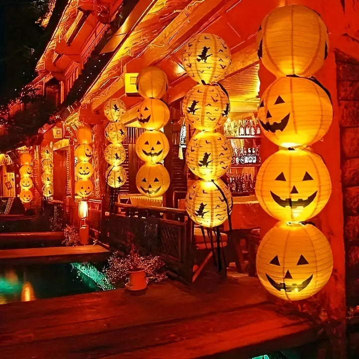 BowLift | Pumpkin Paper Lantern | Halloween Decoration for Parties