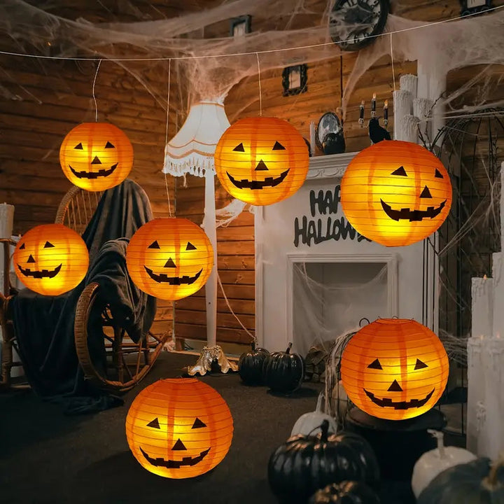 BowLift | Pumpkin Paper Lantern | Halloween Decoration for Parties