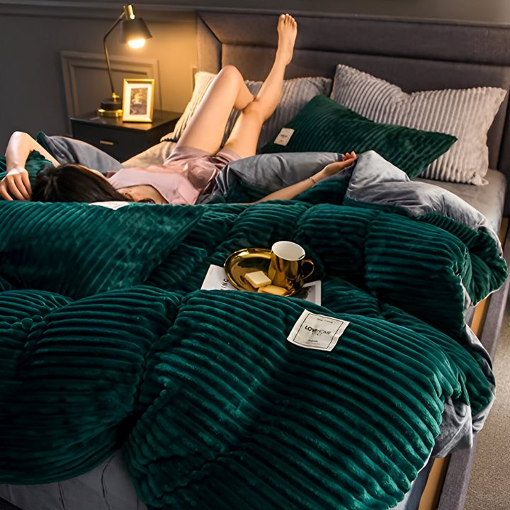 BowLift | Warm & Soft Flannel Duvet Cover Set