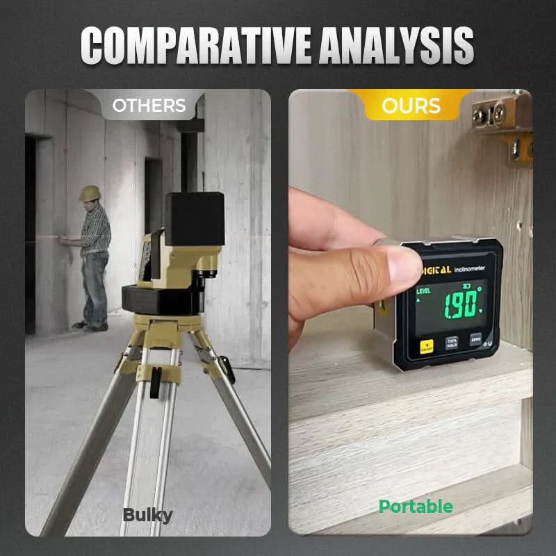 BowLift | Digital Magnetic 4-Sided Laser Protractor