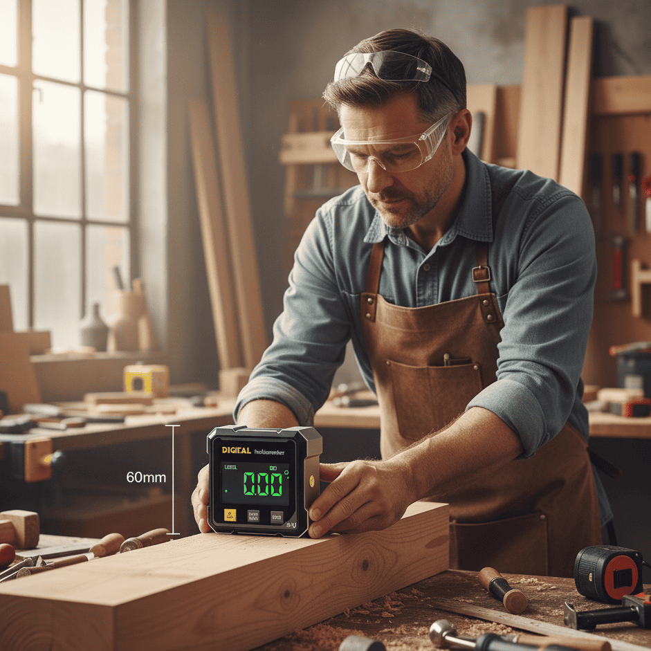 BowLift | Digital Magnetic 4-Sided Laser Protractor