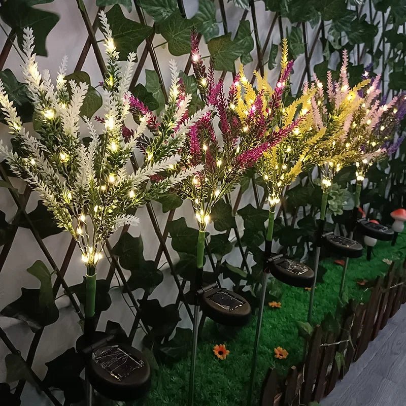 BowLift | Solar lavender lights for romantic garden lighting