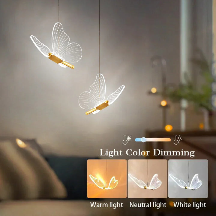 BowLift | ButterGlow - LED Butterfly Pendant Lamps