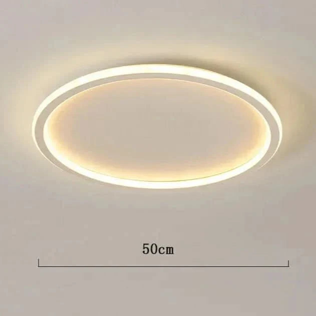 BowLift | Scandinavian Round LED Ceiling Light – Warm White