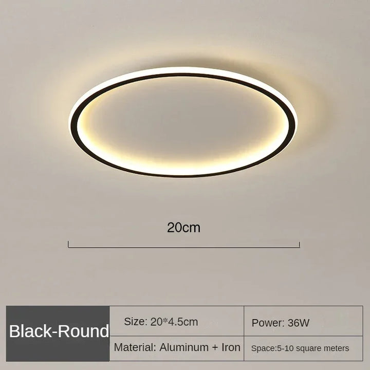 Scandinavian Round Ceiling Lamp - NordicGlow | Bowlift