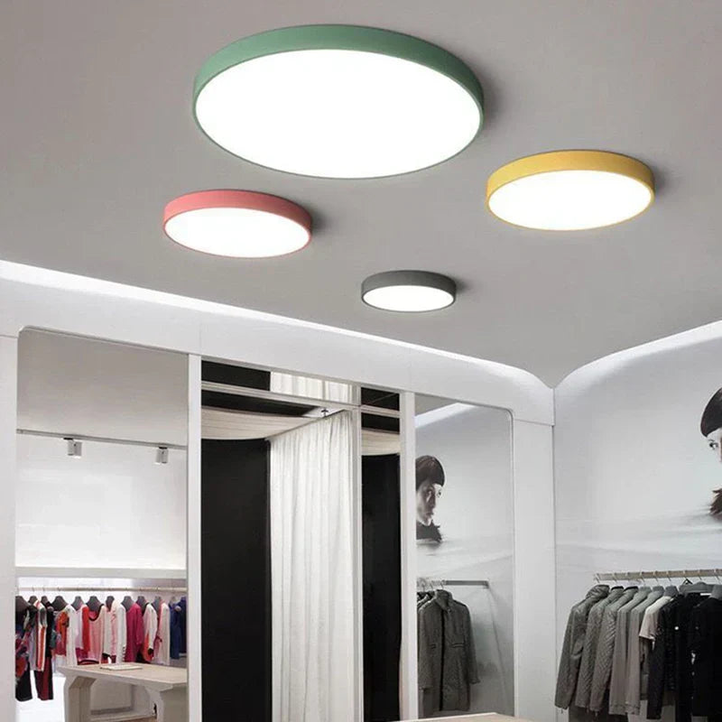 Multicolor LED Ceiling Lamp – Modern Colorful Lighting for Living Room and Bedroom | Bowlift