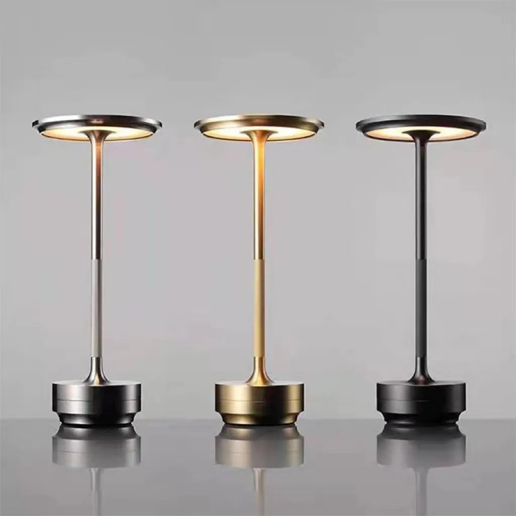 BowLift | Industrial Dimmable Lamp with Rustic Design – Silver & Gold