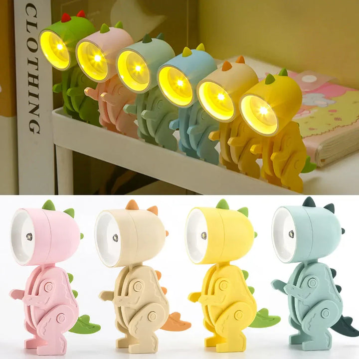 Cute Dinosaur LED Table Lamps – Adjustable Animal Figures Night Lights for Children | Bowlift
