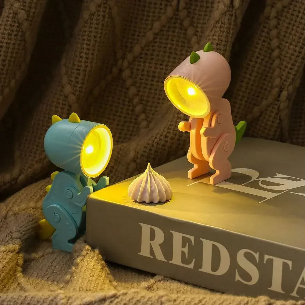 Cute Dinosaur LED Table Lamps – Adjustable Animal Figures Night Lights for Children | Bowlift