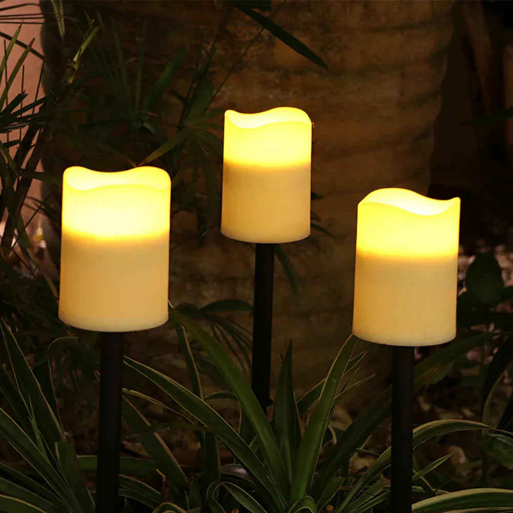 LED Solar Candle Outdoor – Weatherproof Solar Lamp for Garden, Balcony, Terrace | Bowlift