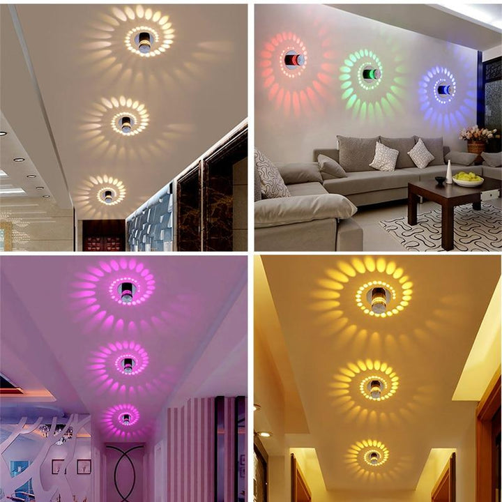 BowLift | Elegant & Unique Spiral Aesthetic Ceiling Lamp | SpiralGlow