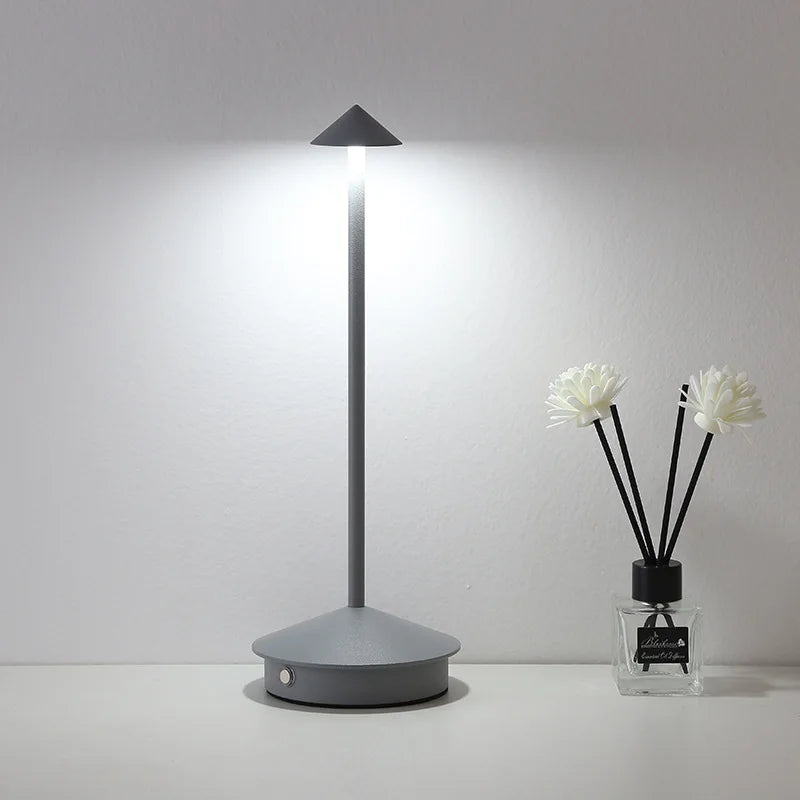 Modern LED table lamp with touch sensor – Dimmable, Wireless and Minimalist Design | Bowlift