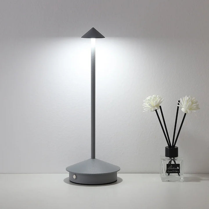 Modern LED table lamp with touch sensor – Dimmable, Wireless and Minimalist Design | Bowlift