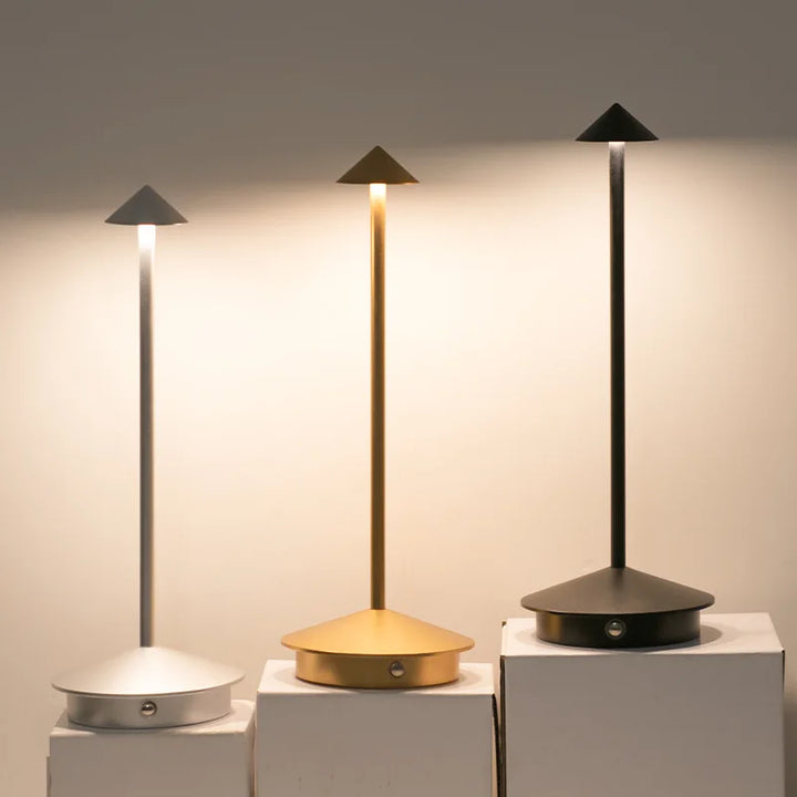 Modern LED table lamp with touch sensor – Dimmable, Wireless and Minimalist Design | Bowlift