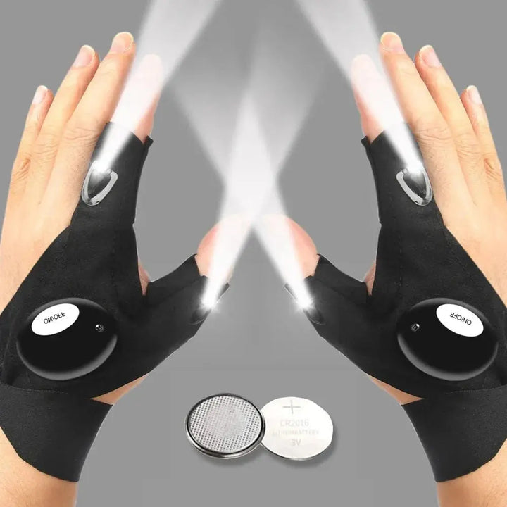 BowLift | LED Flashlight Gloves – Hands-Free Light for Any Task