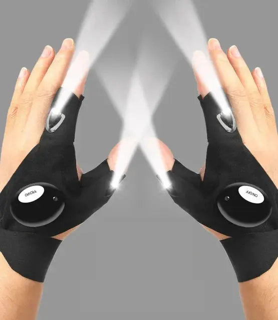 BowLift | LED Flashlight Gloves – Hands-Free Light for Any Task