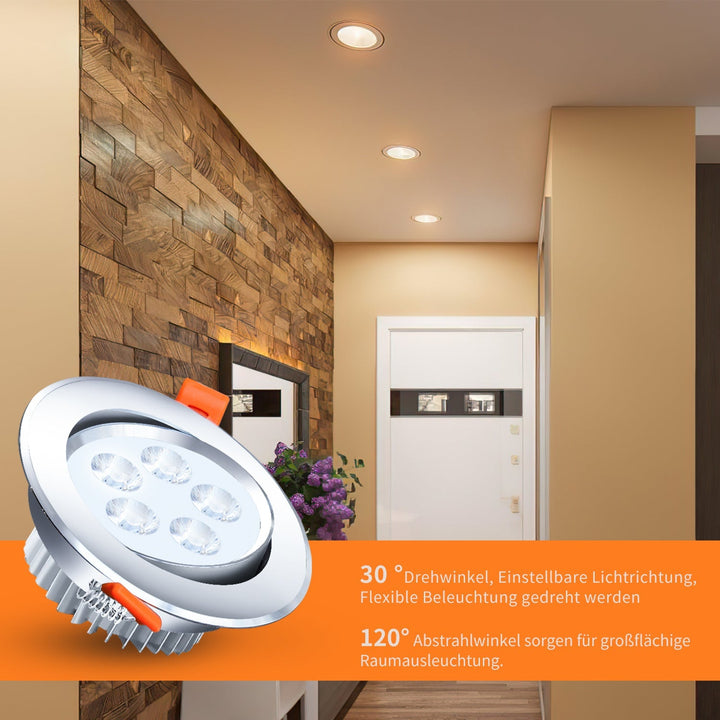 LED recessed spotlight LED spot 3W cool white/warm white | Bowlift