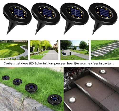 BowLift | LED Solar Garden Lights Deluxe (Black edition) - Create a delightful atmosphere in your garden!