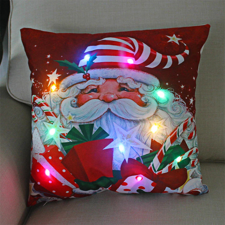 BowLift | Kerst LED Kussensloop – Decoratieve Kussensloop met Verlichting voor Feestelijke Sfeer