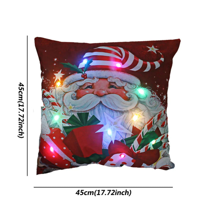 BowLift | Kerst LED Kussensloop – Decoratieve Kussensloop met Verlichting voor Feestelijke Sfeer
