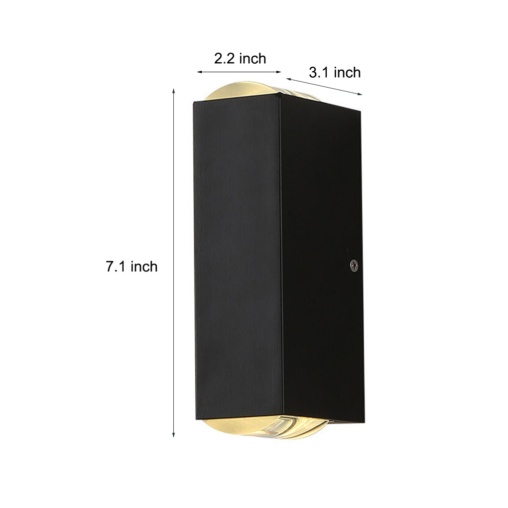 Waterproof Multifunctional Up Down Lighting Spotlight Outdoor Wall Lamps | Bowlift