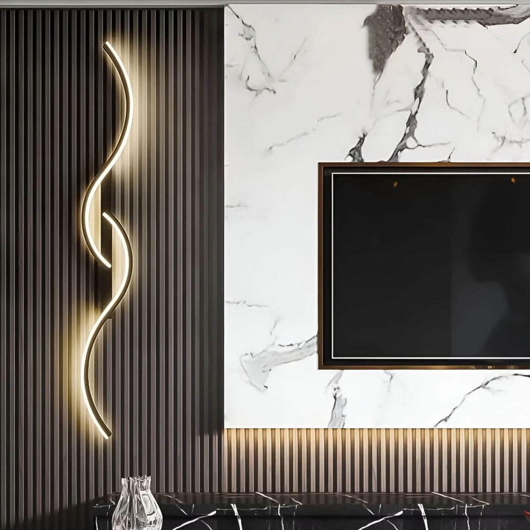 BowLift | Modern curved LED wall lamp for atmospheric lighting
