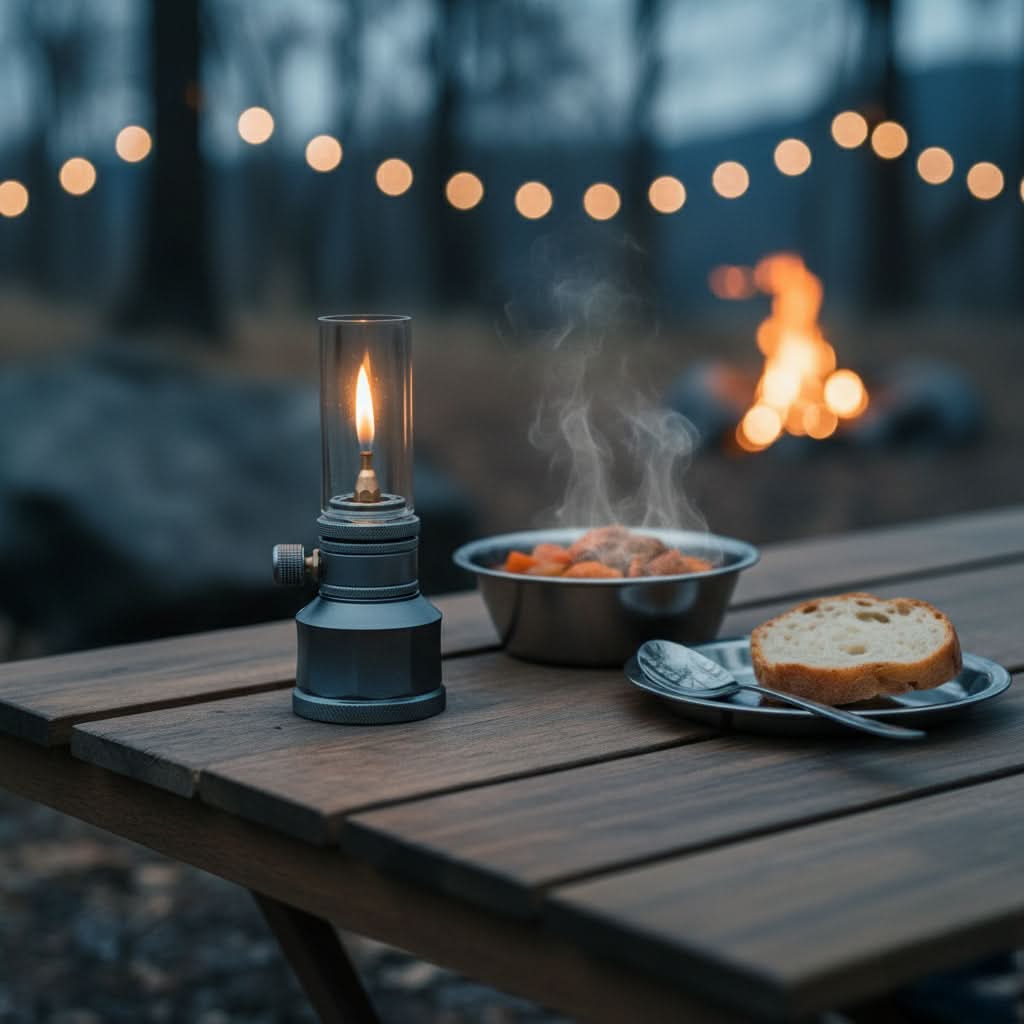 BowLift | Portable butane lamp for bright & adjustable light