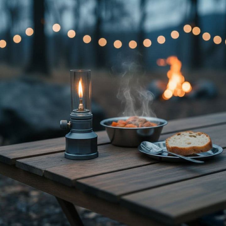 BowLift | Portable butane lamp for bright & adjustable light
