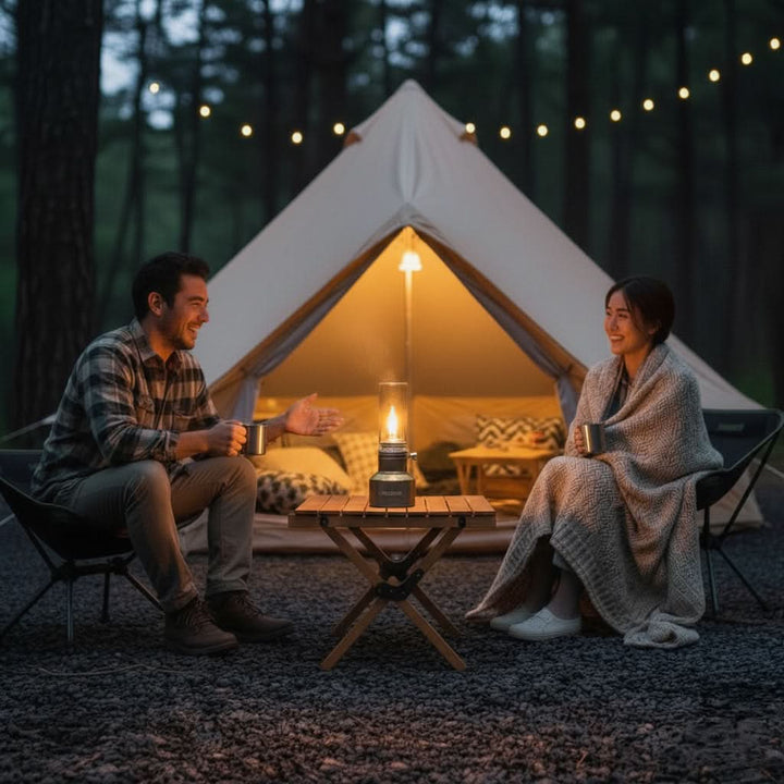 BowLift | Portable butane lamp for bright & adjustable light