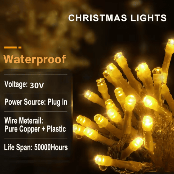 BowLift | LED Garden Curtain 4 × 0.6 m with Weatherproof Elegance