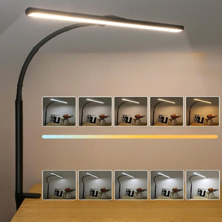 BowLift | Flexible gooseneck LED desk lamp for office & home