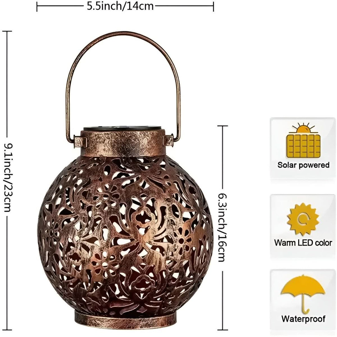 BowLift | Vintage Solar Garden Light for Timeless Elegance