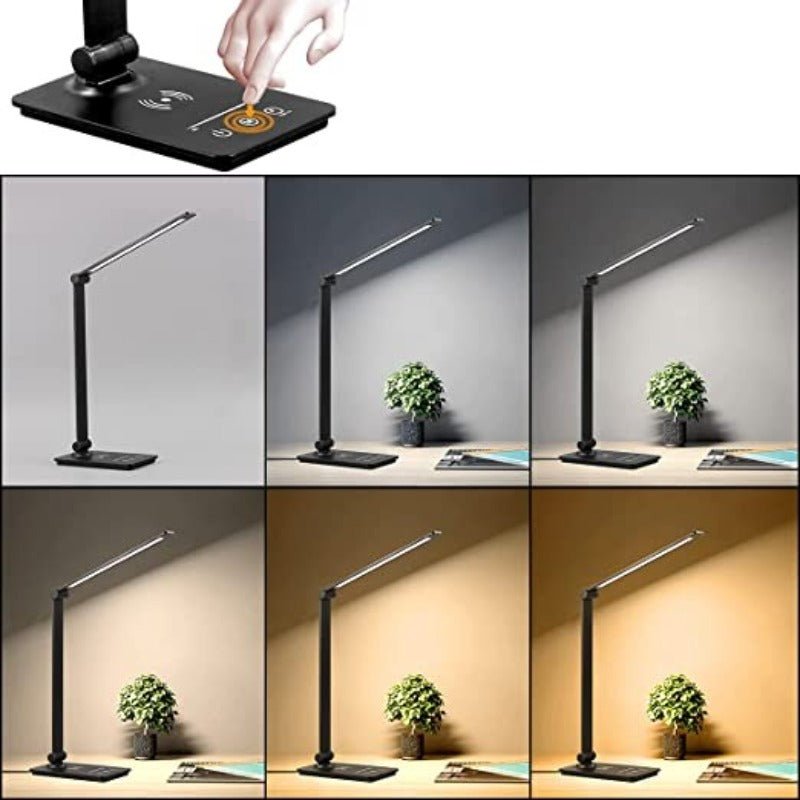 BowLift | LED desk lamp with wireless charging and adjustable brightness
