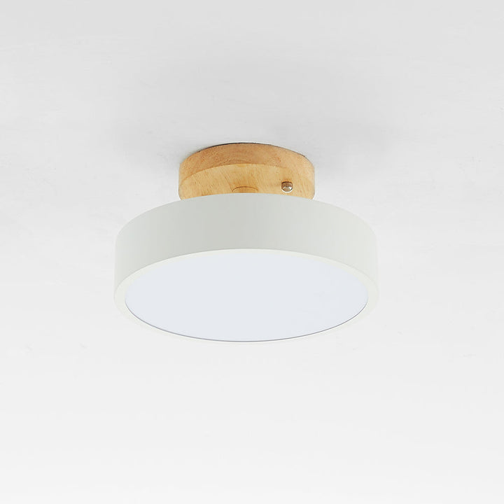 Stylish LED Ceiling Lamp of Wood and Acrylic for Bedroom, Dining Room and Living Room | Bowlift