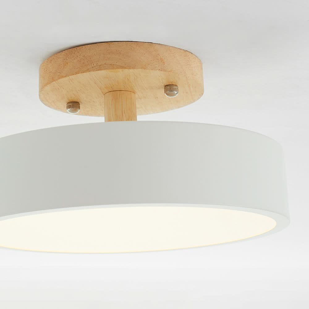 BowLift | Modern Wood LED Ceiling Light with Dimmable Function