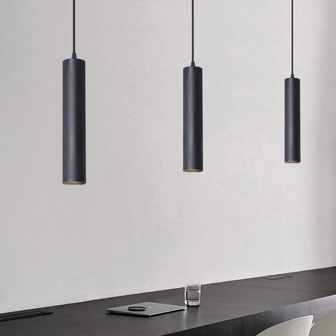 BowLift | Modern Cylindrical Pendant Lamp - Elegant and Sustainable