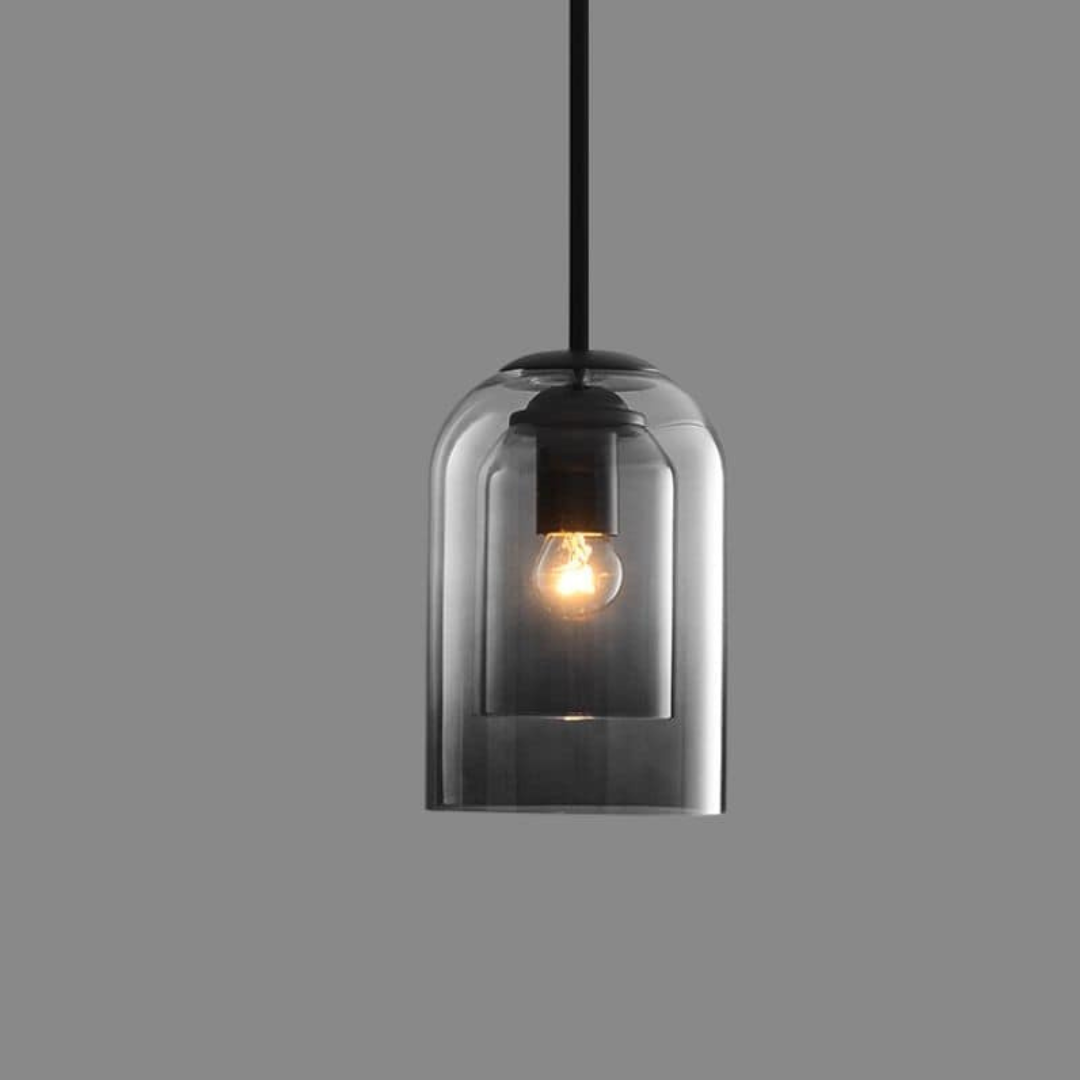 LuxeBeam Light - Modern Pendant Light made of douBowlifte glass | Bowlift