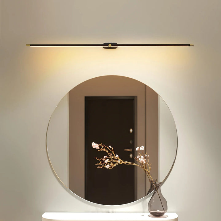 BowLift | LED Bathroom Mirror Wall Lamp – Minimalist Wall Sconce with Warm Light, Aluminum 70/100/130 cm
