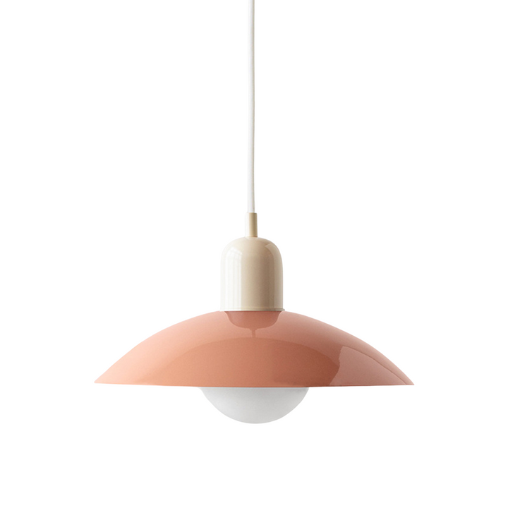 BowLift | Scandinavian Hanging Lamp Macaron with Height Adjustment – Pastel Lamp for Living Room and Dining Room