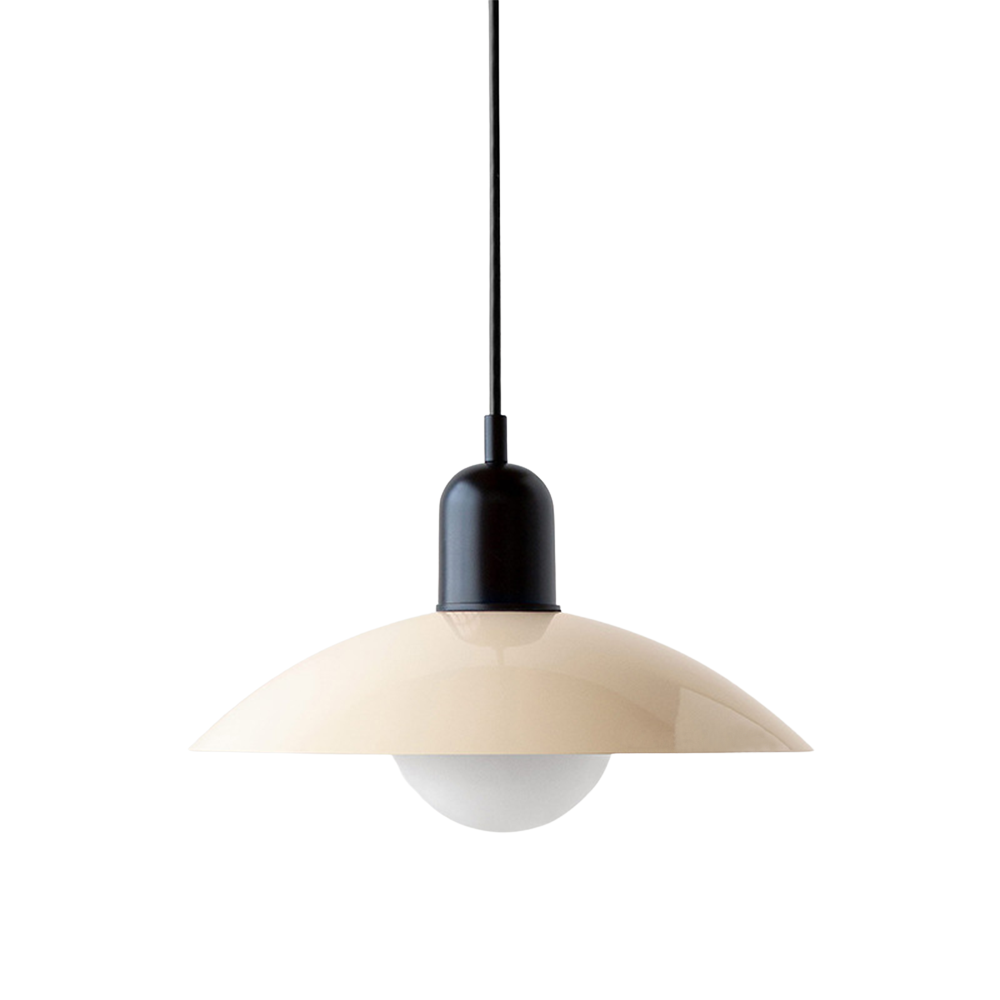 BowLift | Scandinavian Hanging Lamp Macaron with Height Adjustment – Pastel Lamp for Living Room and Dining Room